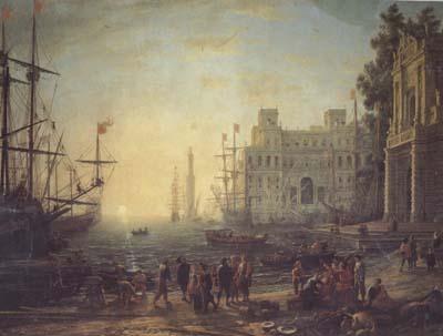Claude Lorrain Port with the Ville Medici (mk17) Germany oil painting art